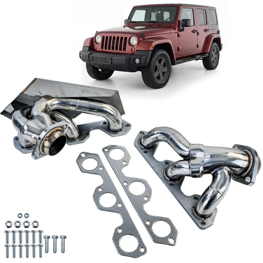 RVS Uitlaatspruitstuk Voor Jeep Wrangler JK 3.8L 2007-2011 G, Verzenden, Automotive Parts, A.parts@hotmail.nl, Trasmolenlaan 12 3447 GZ Woerden