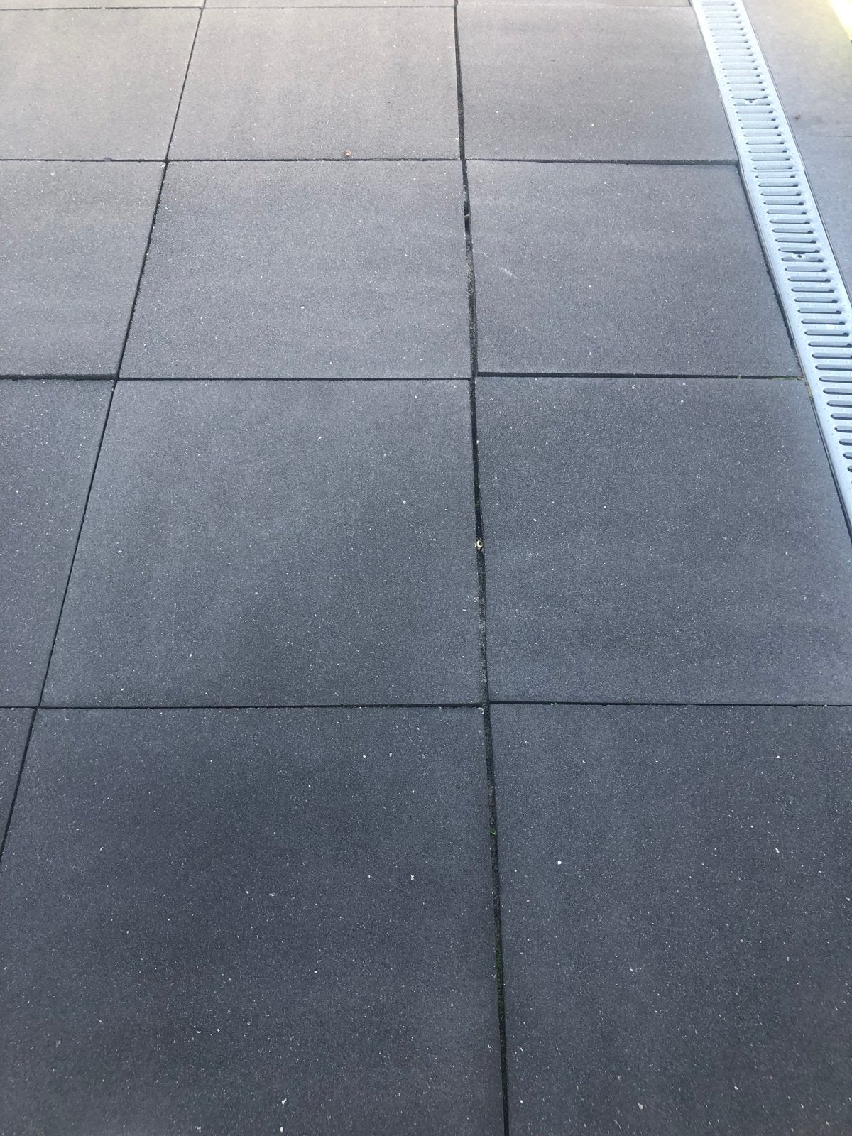 Gratis af te halen 14 antraciete betonstenen 60 x 60 cm, Tuin en Terras, Ophalen, Gebruikt, Minder dan 5 m², Beton