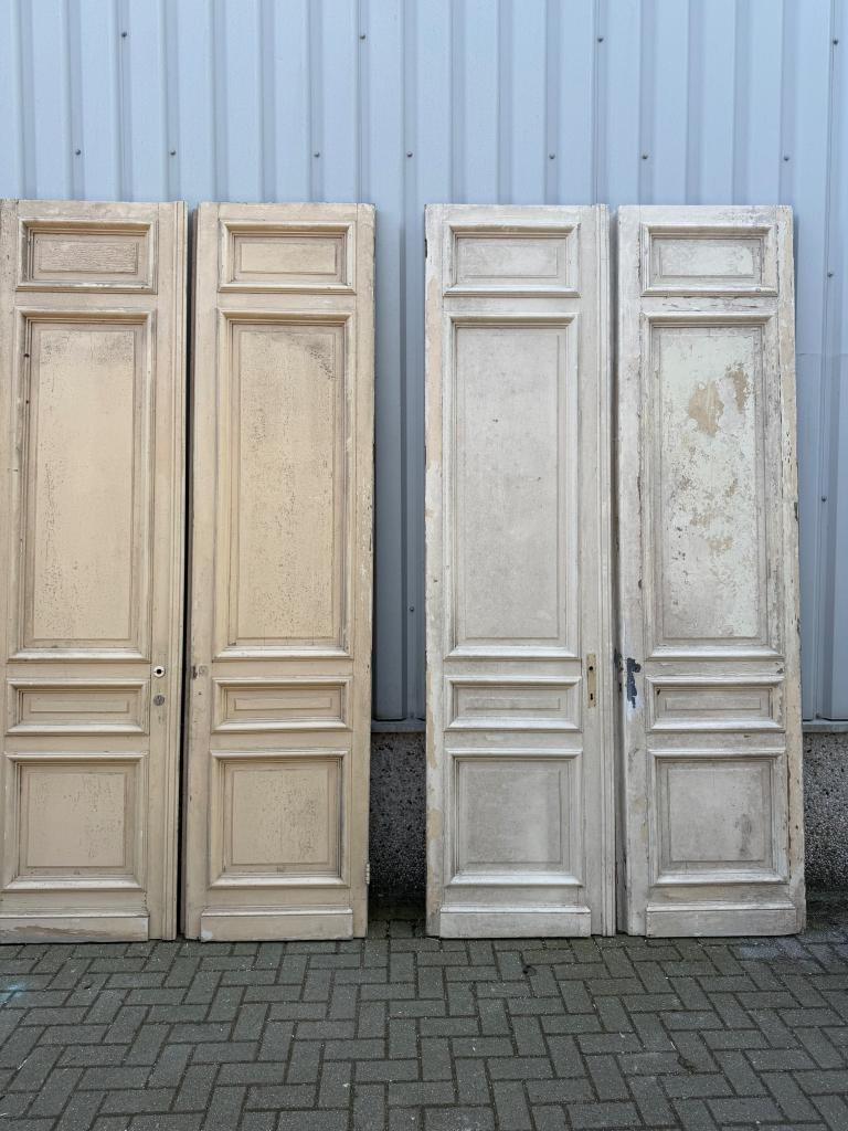Zeer fraaie antieke ensuitedeuren uit 1860 ( 2 sets), La belle porte, Jurgen.hoogenboezem@gmail.com, Binnendeur, Ophalen of Verzenden