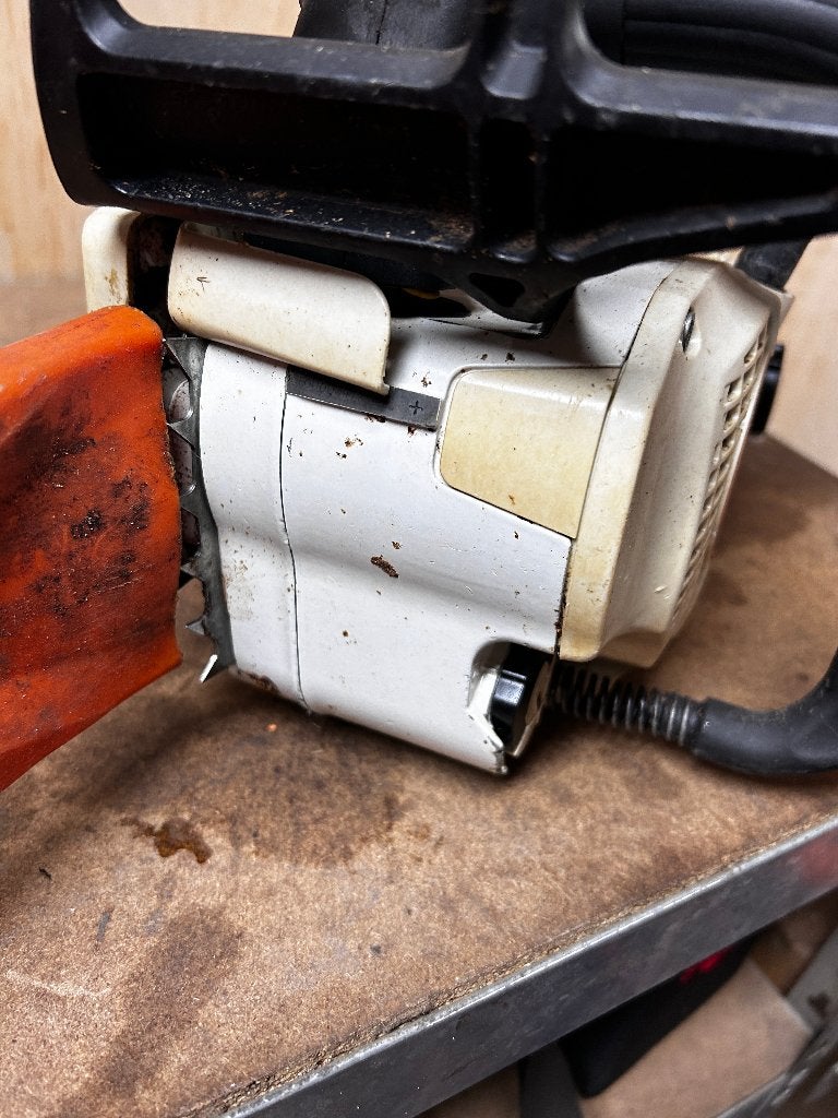 kettingzaag stihl ms 201 t tophendel zaag zeer nette staat