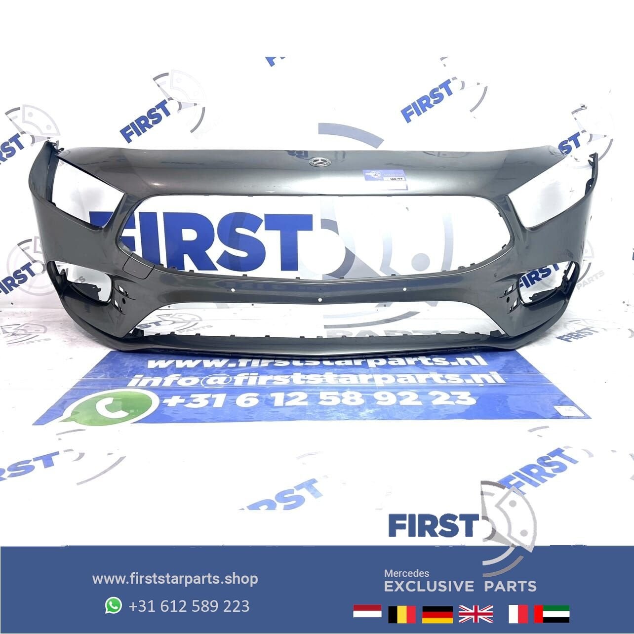 W177 VOORBUMPER AMG LINE Mercedes A Klasse BUMPER 2018-2024, Auto-onderdelen, Carrosserie en Plaatwerk, Gebruikt, -, Voor, Ophalen of Verzenden