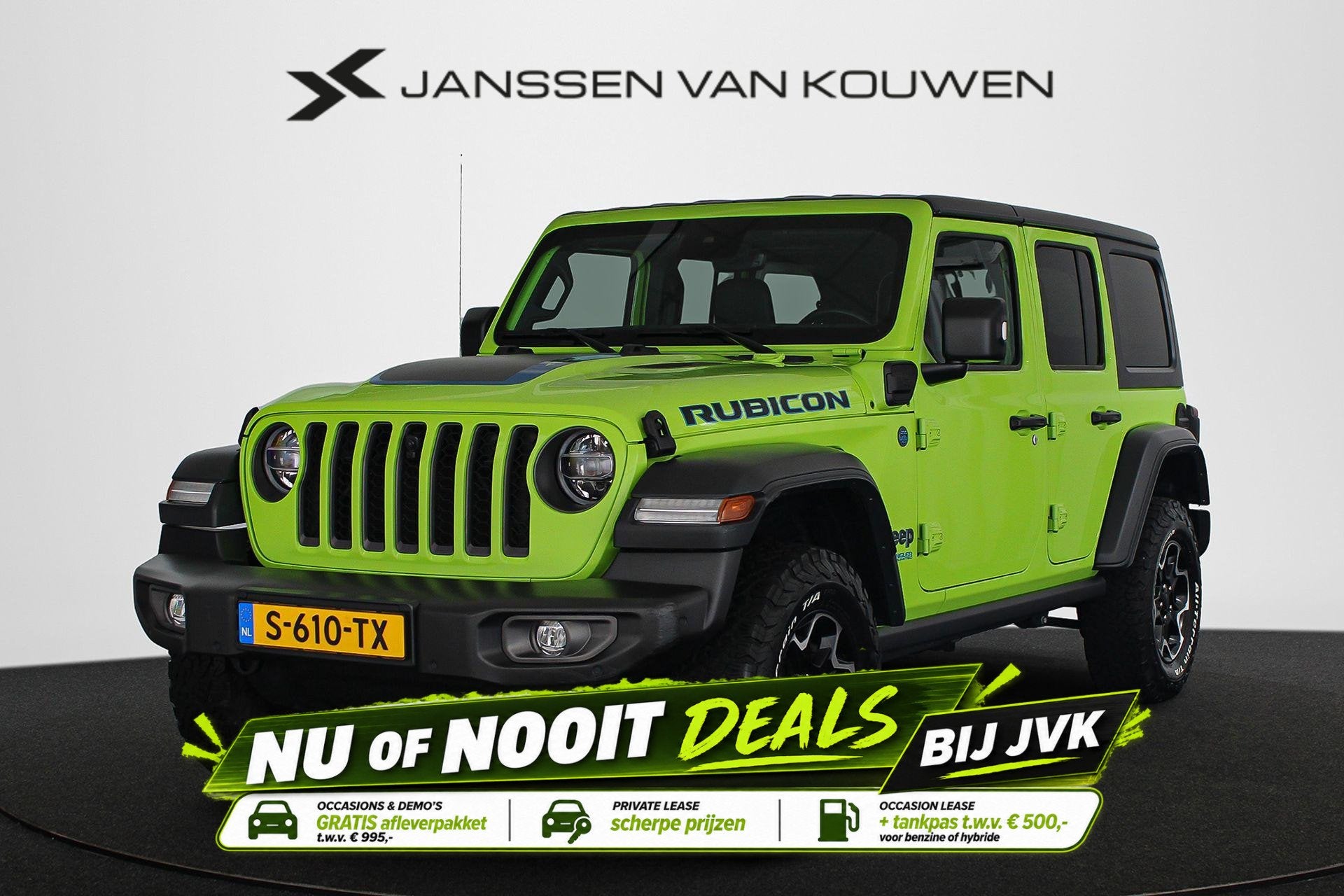 Jeep Wrangler Unlimited 4xe 380 Rubicon Leder Stuur-Stoelver