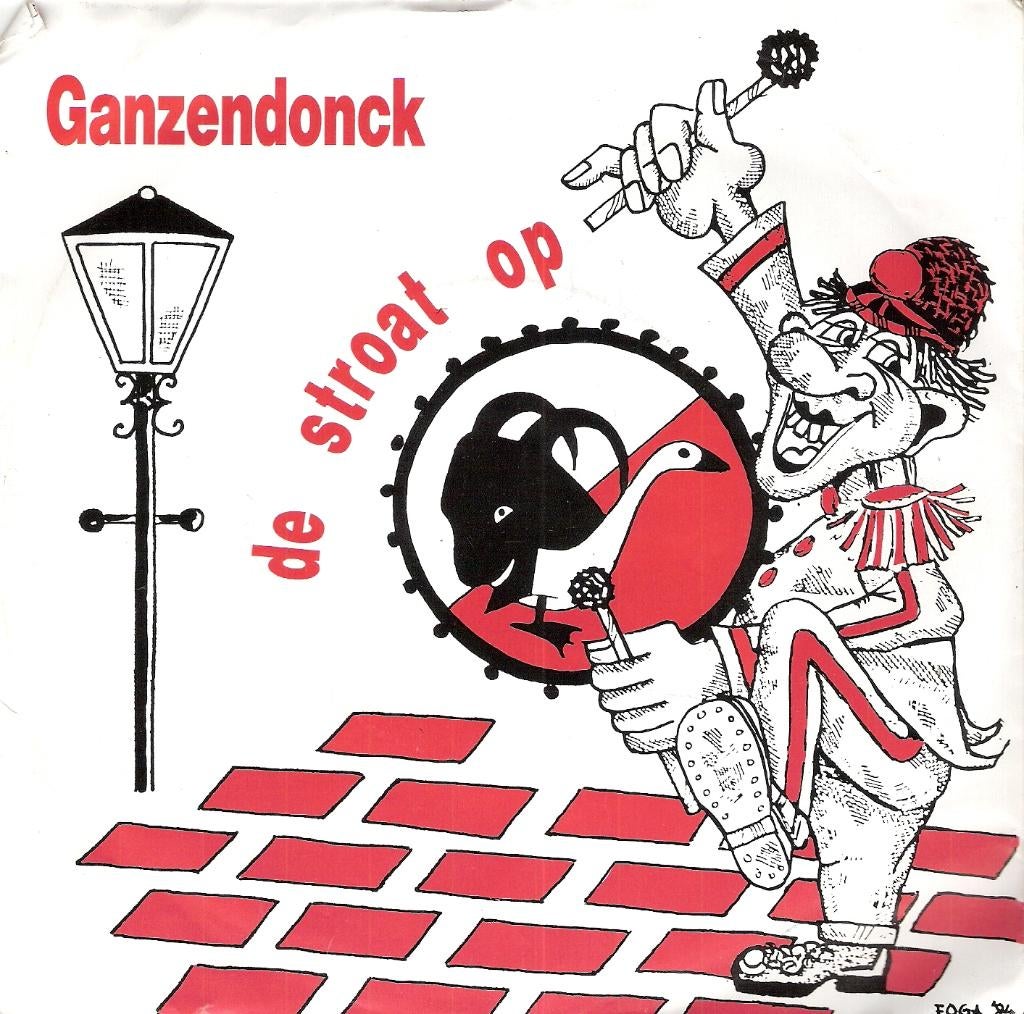 Beek en Donk/Ganzendonck Carnaval-De Stroat Op Vinyl single, Ophalen, Gebruikt, Nederlandstalig