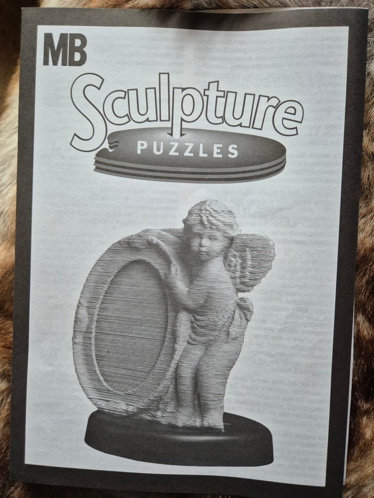 sculpture puzzel engel, Ophalen of Verzenden, Minder dan 500 stukjes, Zo goed als nieuw