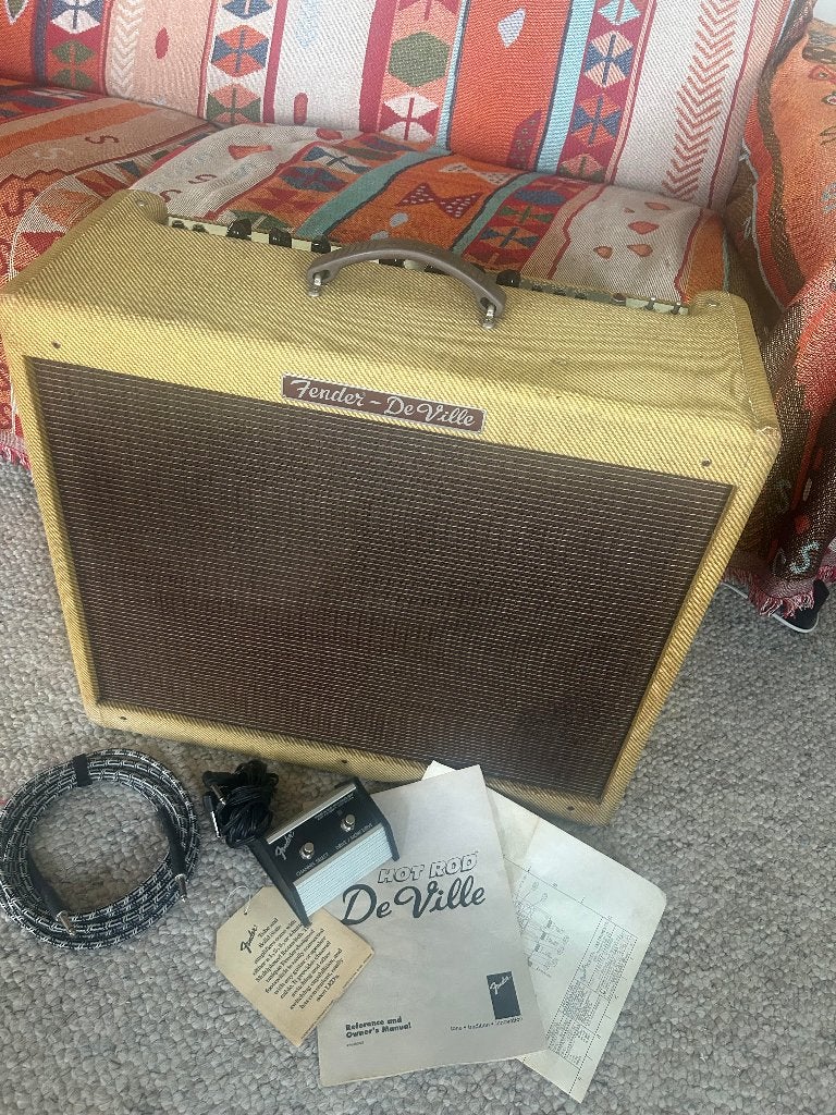 FENDER HOT ROD DE VILLE 212 TWEED, Ophalen, Gebruikt, Gitaar, 50 tot 100 watt