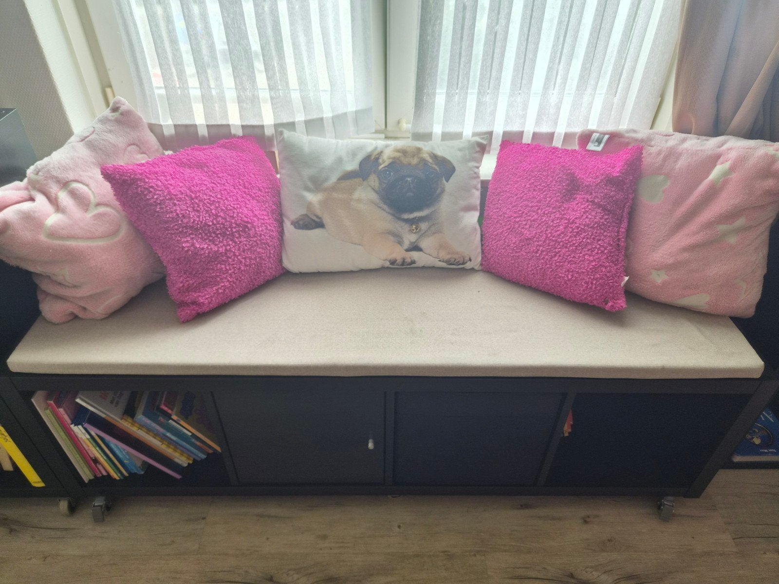 Bankkussen voor IKEA Kallax/Expedit kast - Grijs, Ophalen of Verzenden, Wit, Vierkant
