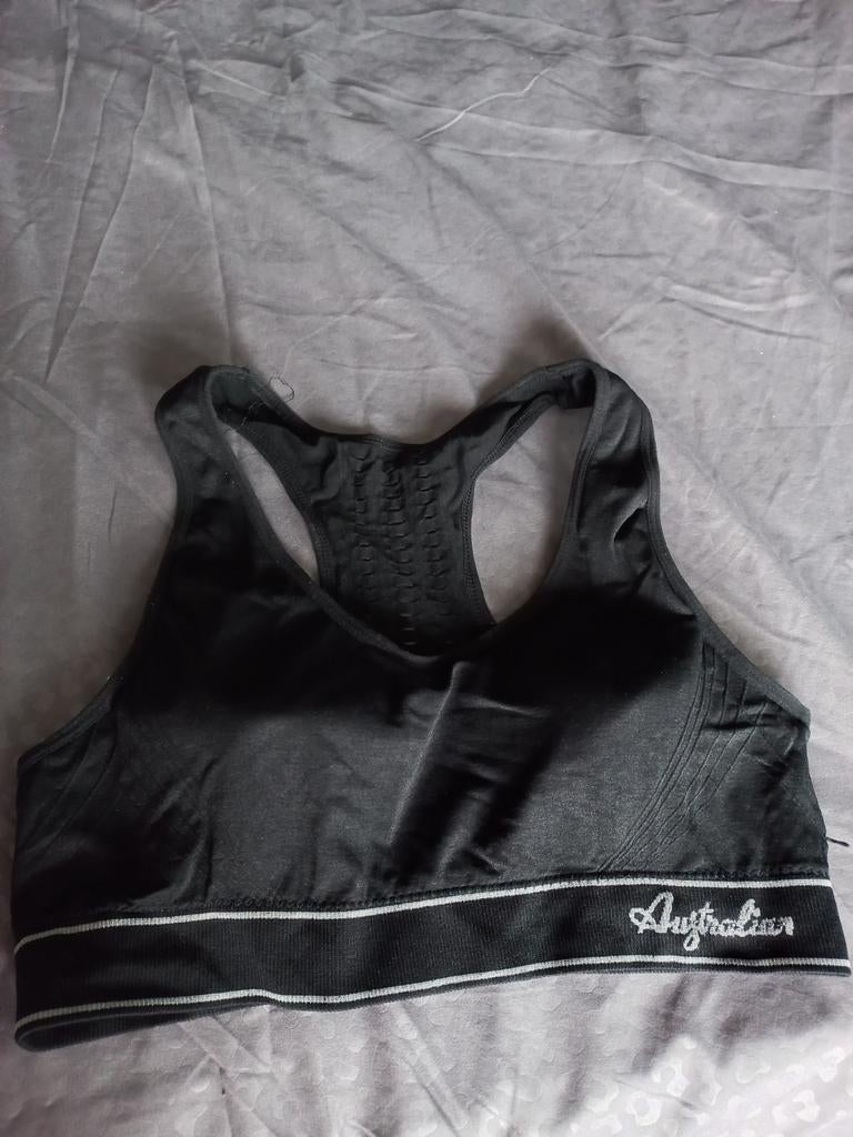 Nw sport bh maat L/XL, Kleding | Dames, Sportkleding, Australian, Zwart, Maat 42/44 (L), Nieuw