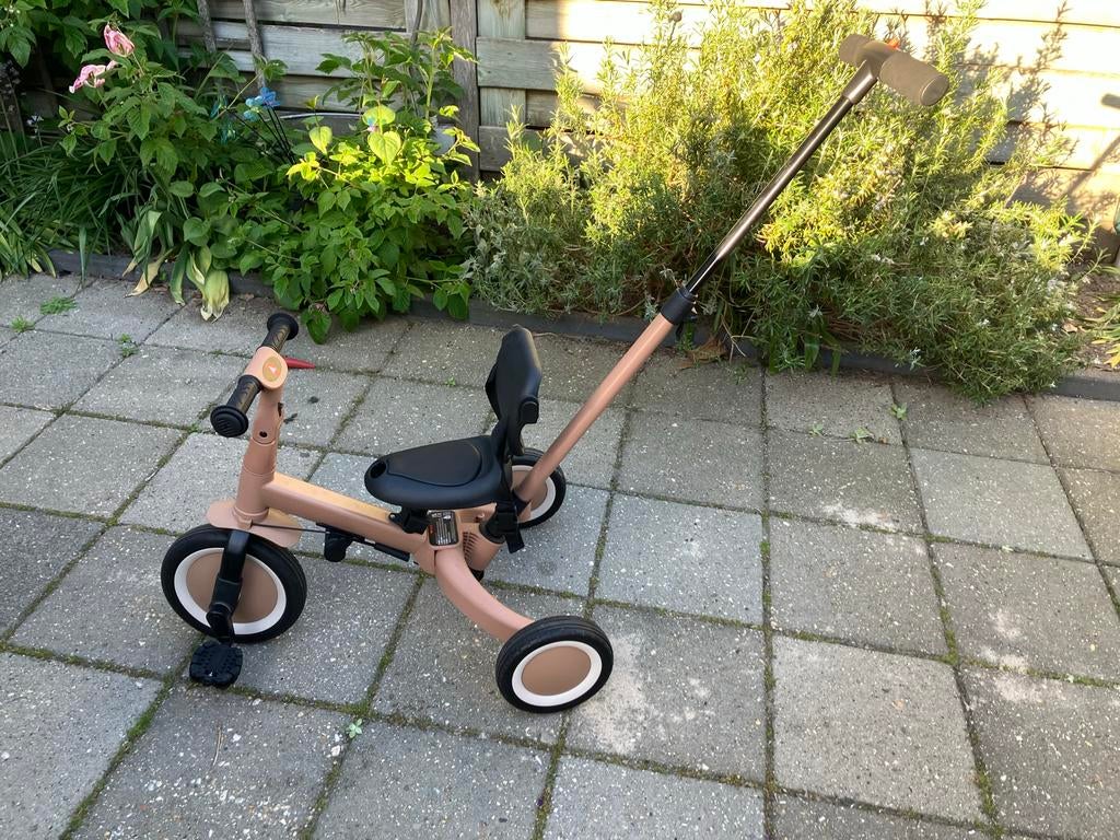Topmark 4-in-1 Driewieler / Loopfiets Lio Macchiato Bruin, Ophalen, Zo goed als nieuw, Duwstang