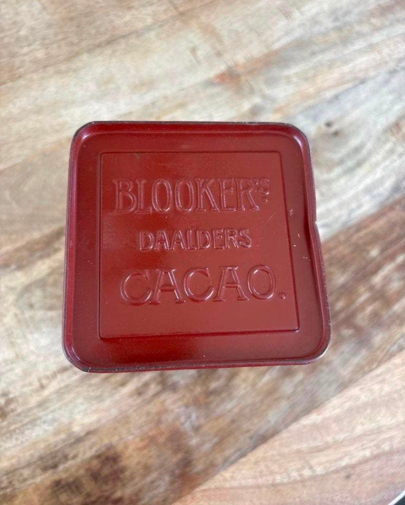 Vintage Blooker's Daalders Cacao blik, Ophalen of Verzenden, Gebruikt, Overige, Overige merken