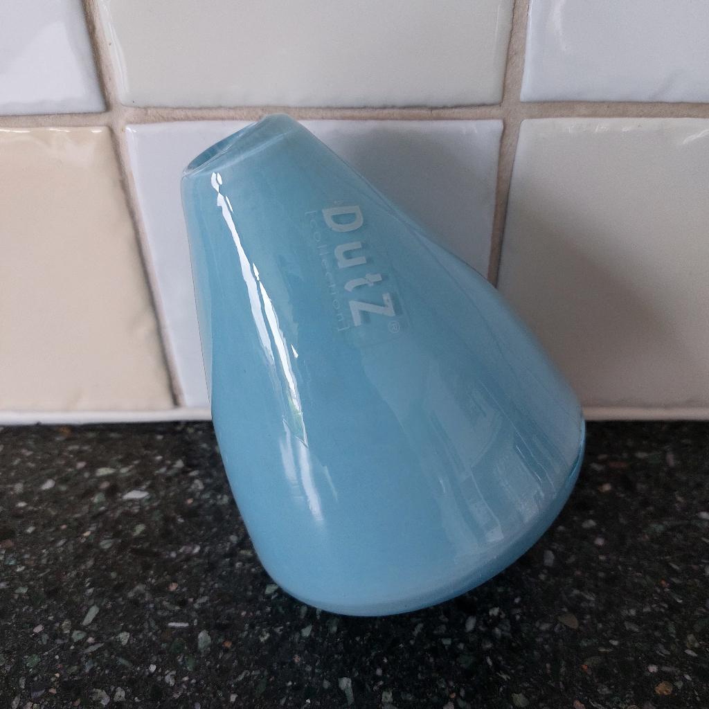 DutZ Collection vaasje lichtblauw, Huis en Inrichting, Woonaccessoires | Vazen, Blauw, Nieuw, Ophalen of Verzenden, Glas