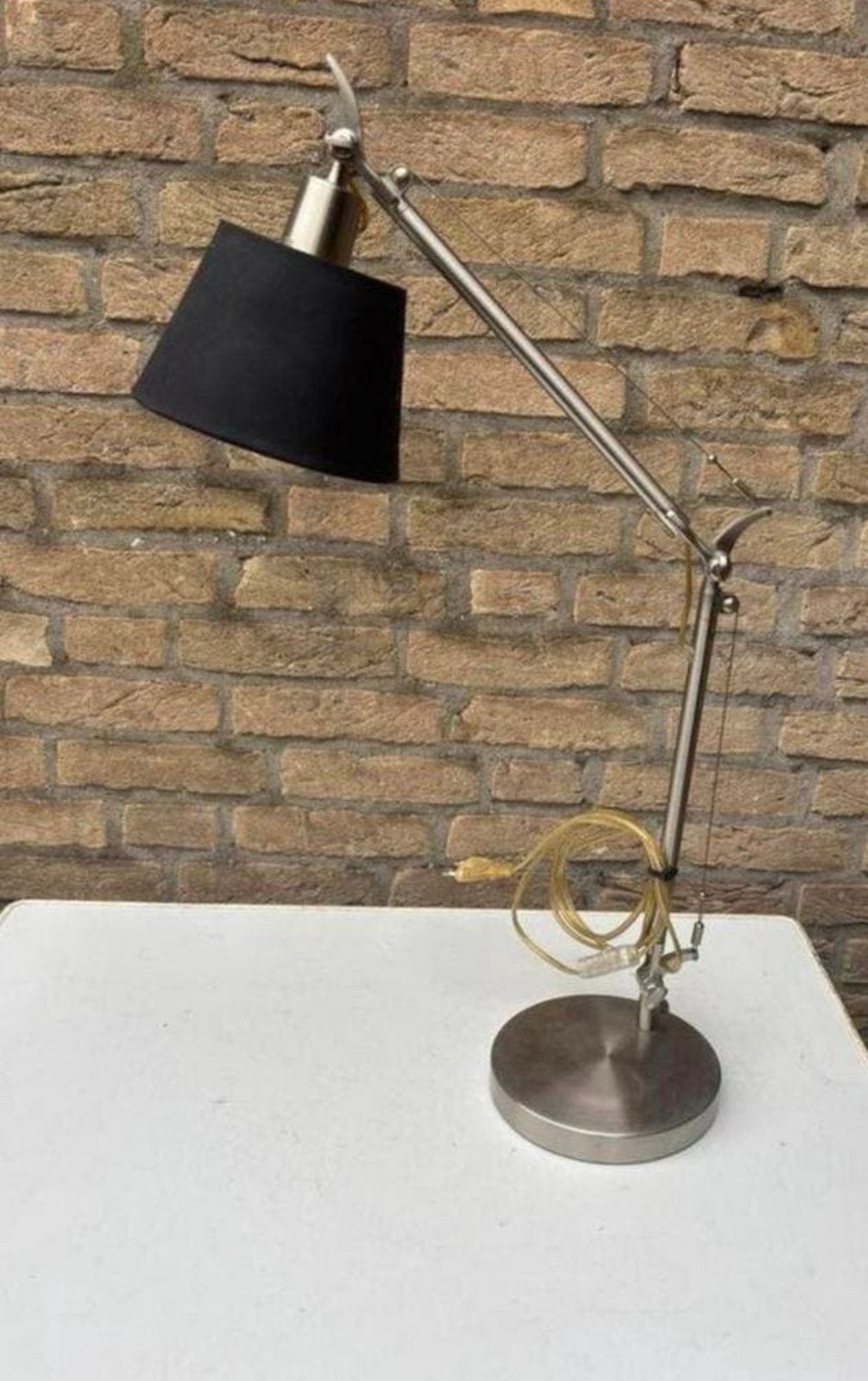 Vintages Bureaulamp SUNNY TECH CPL2059, Ophalen of Verzenden, Gebruikt, Metaal, Minder dan 50 cm
