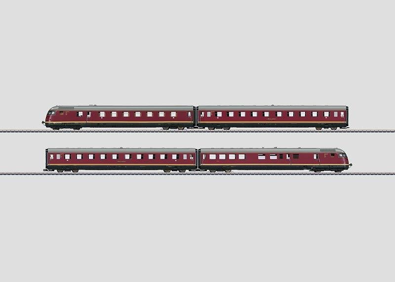 Marklin H0 39081 Dieseltreinstel serie VT 08.5 van de DB, Wisselstroom, Treinset, Nieuw, Ophalen of Verzenden