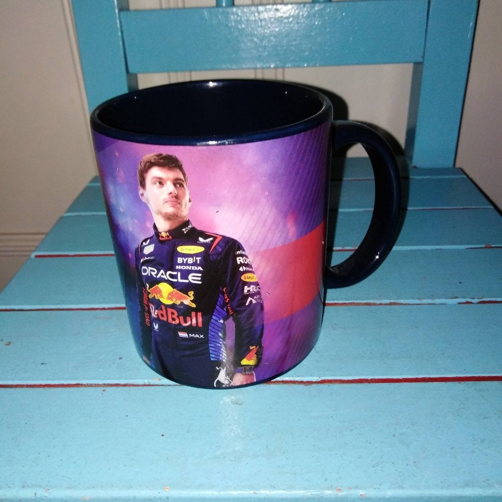 Max Verstappen mok Oracle Red Bull en beker Mepal, Ophalen, Zo goed als nieuw, Formule 1