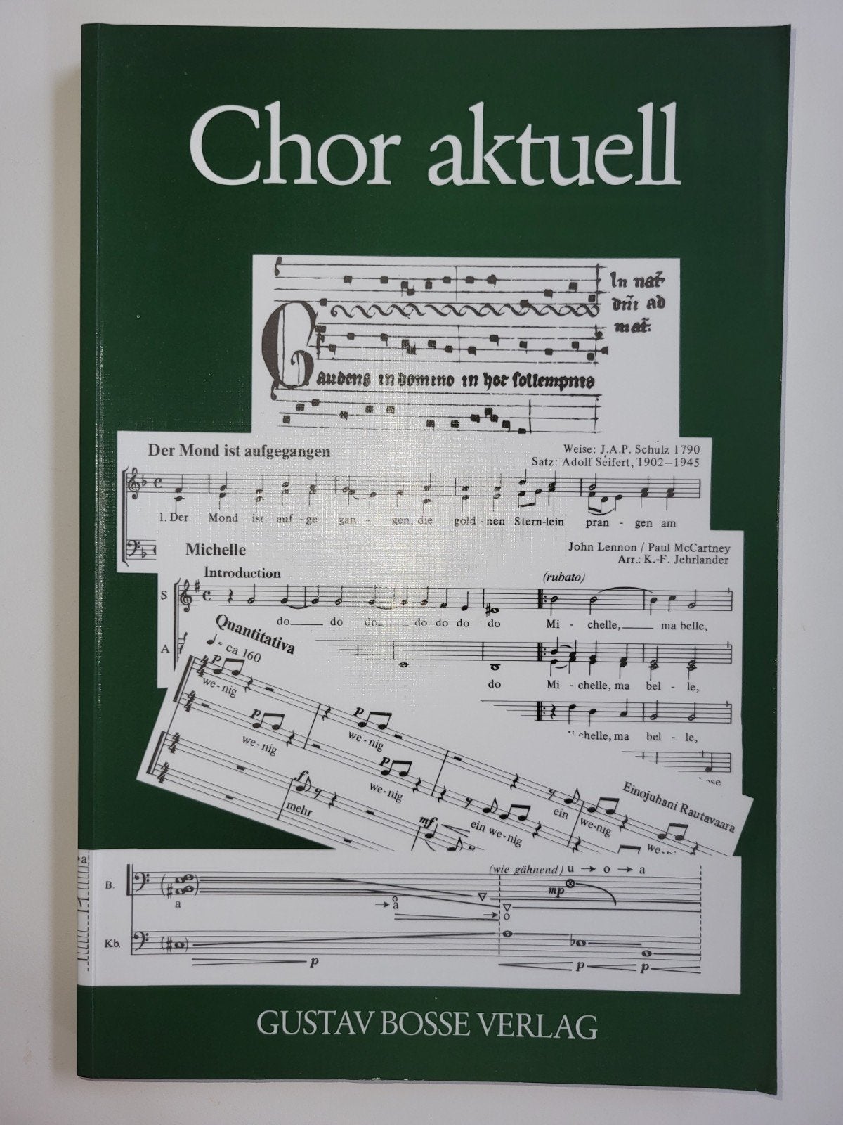 Chor aktuell Boek met 4-stemmige Koormuziek internationaal,, Klassiek, Les of Cursus, Nieuw, Ophalen of Verzenden