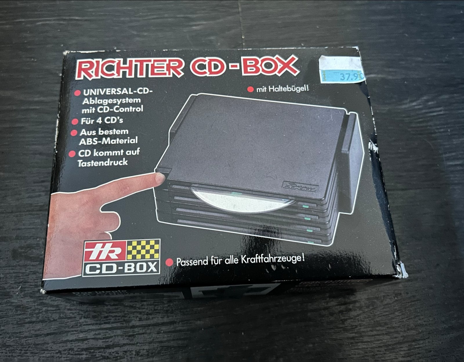 Richter CD-Box Universeel CD-opbergsysteem voor 4 CD's, Ophalen of Verzenden, Nieuw