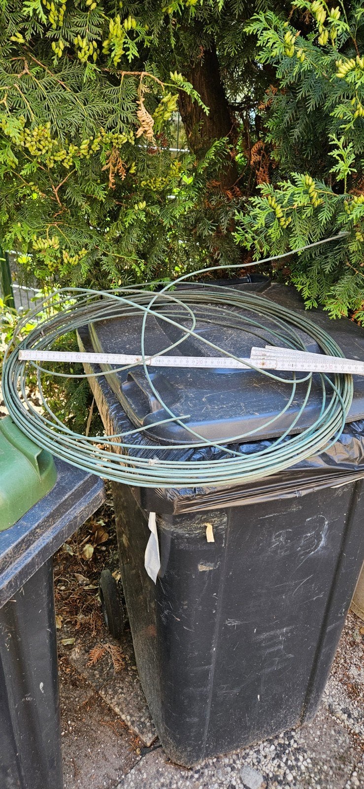 spandraad 3.5mm, Tuin en Terras, Gaas en Draad, Ophalen, Gebruikt, 20 meter of meer, Draad