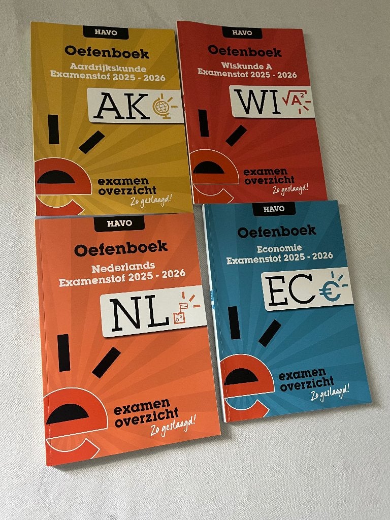 Havo oefenboeken examen 2026, Boeken, Ophalen, Zo goed als nieuw, HAVO, Aardrijkskunde