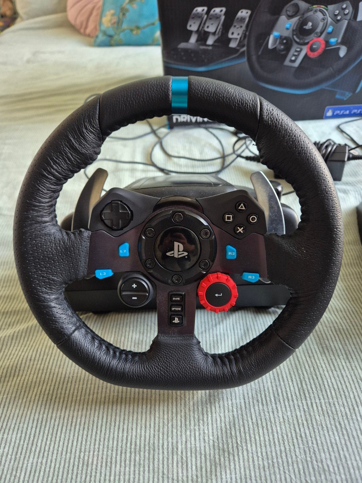 Logitech G29 Driving Force stuurwiel en pedalen, Ophalen of Verzenden, Zo goed als nieuw, PlayStation 3