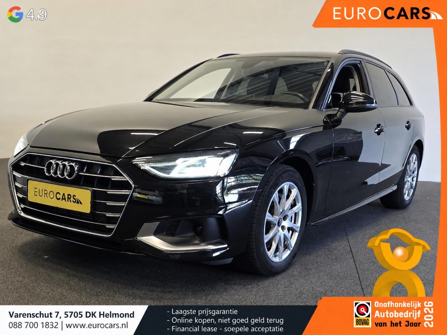 Audi A4 Avant 40 TFSI S-Tronic Business Aut New Model 2021!, Dealer onderhouden, Stof, Gebruikt, Euro 6