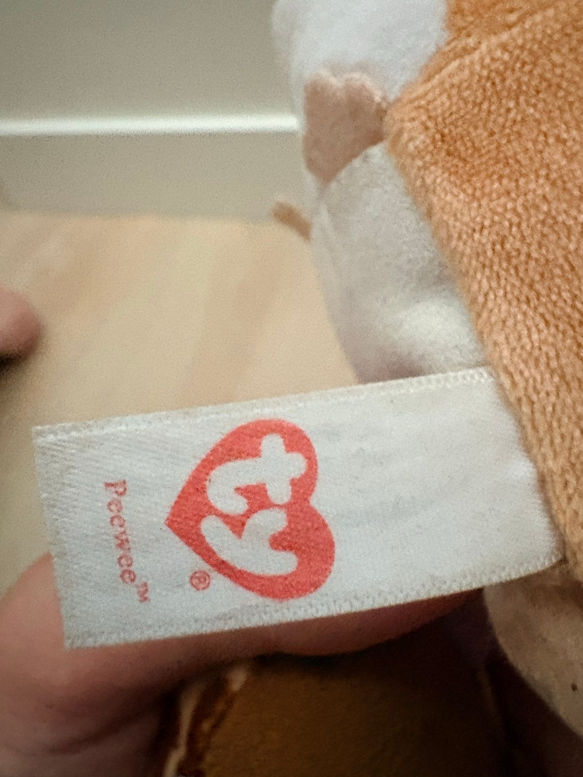 Ty Beanie Boo's PeeWee de Hamster Knuffel, Kinderen en Baby's, Ophalen, Oranje, Gebruikt, Hamster