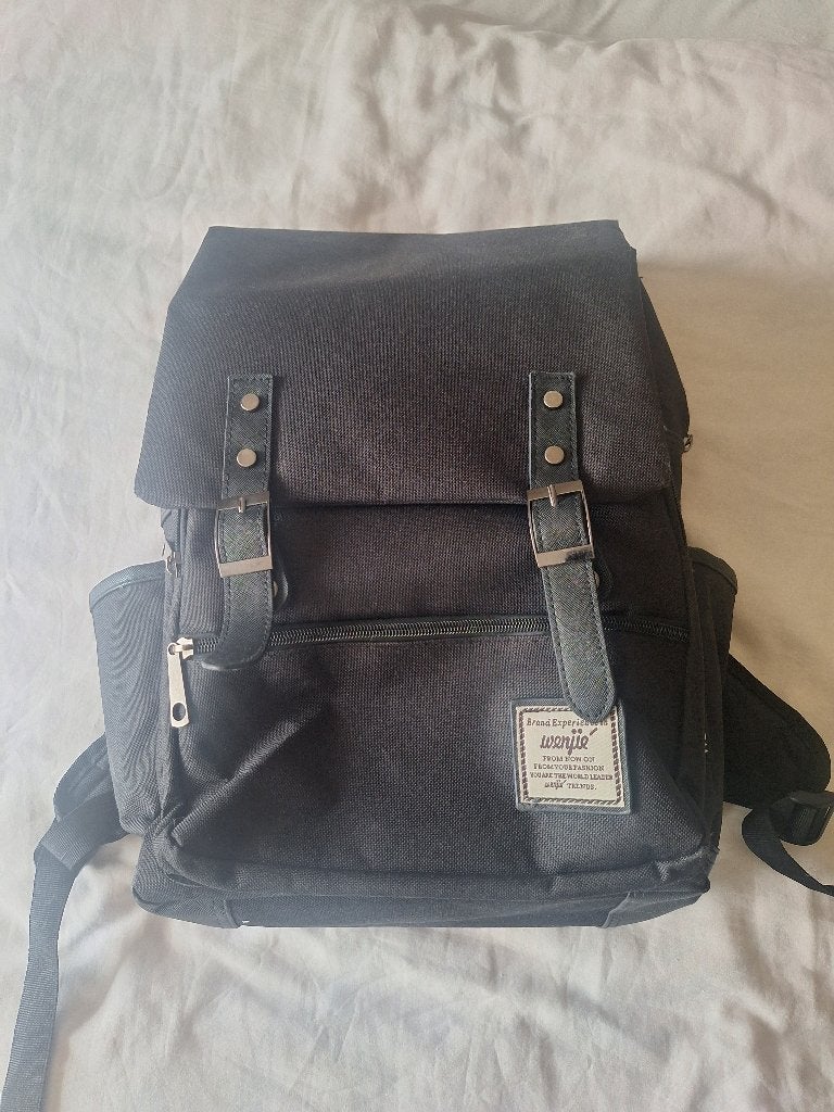 Zilou laptop rugzak, 28 L, 15.6 inc, zwart, waterafstotend, Tabletvak, 15 inch, Ophalen of Verzenden, Zo goed als nieuw
