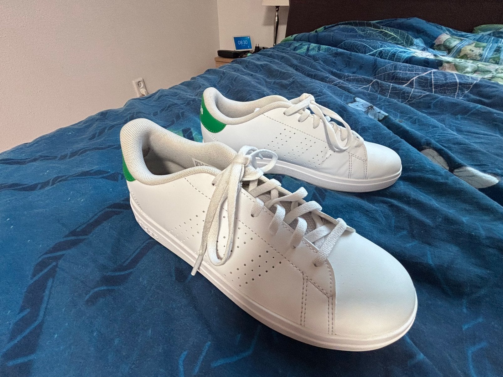 Nieuw/ongedragen adidas Advantage , maat 38, wit/groen., Adidas, Overige typen, Nieuw, Ophalen of Verzenden