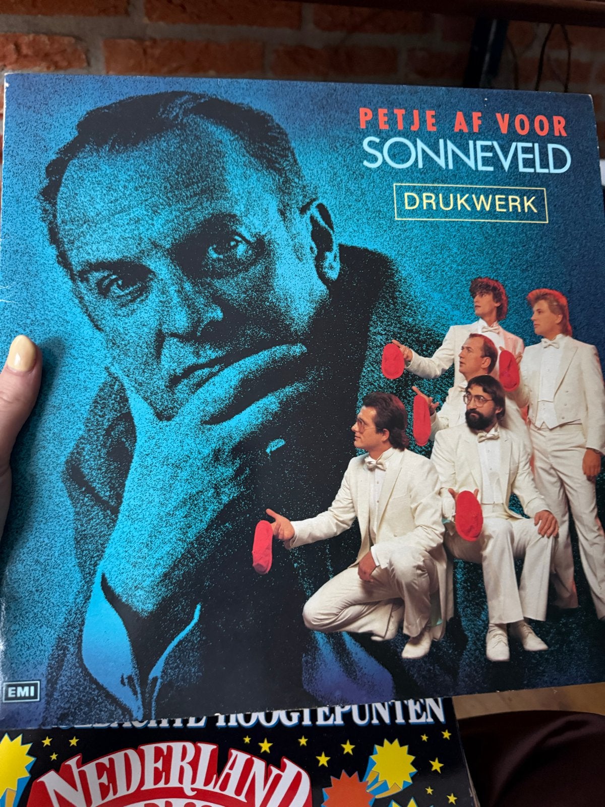 Petje af voor Sonneveld - Drukwerk LP, LP, Gebruikt, Pop, Ophalen of Verzenden