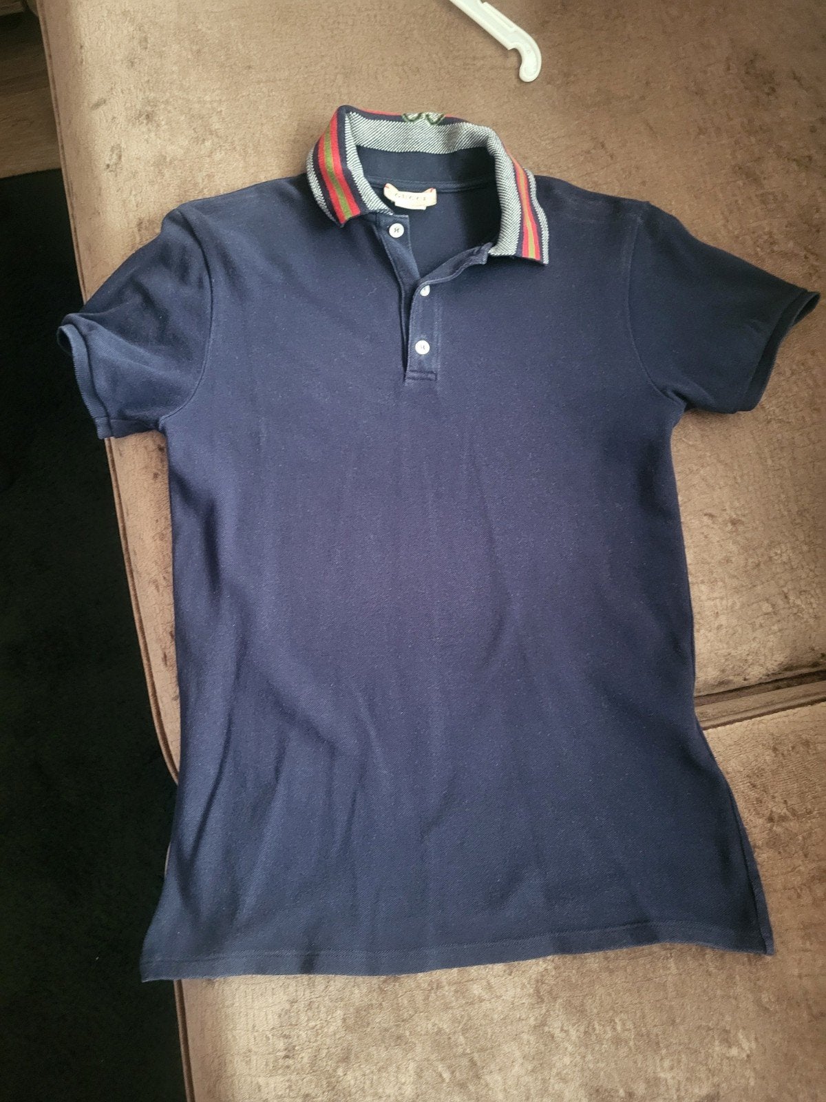Originele Gucci Polo - Maat 12, Kleding | Heren, T-shirts, Zo goed als nieuw, Overige maten, Blauw, Ophalen of Verzenden