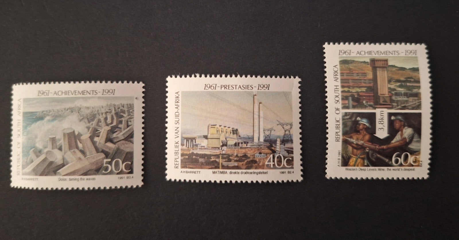 1991 ZUID-AFRIKA ** - 3 X REPUBLIEK **, Ophalen of Verzenden, Zuid-Afrika, Postfris