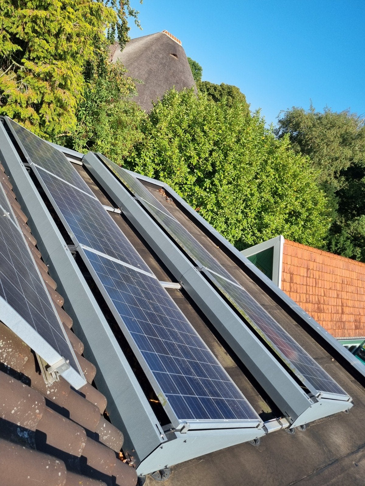 PV systeem,  zonnepanelen., Doe-het-zelf en Verbouw, Zonnepanelen en Toebehoren, Ophalen, Compleet systeem
