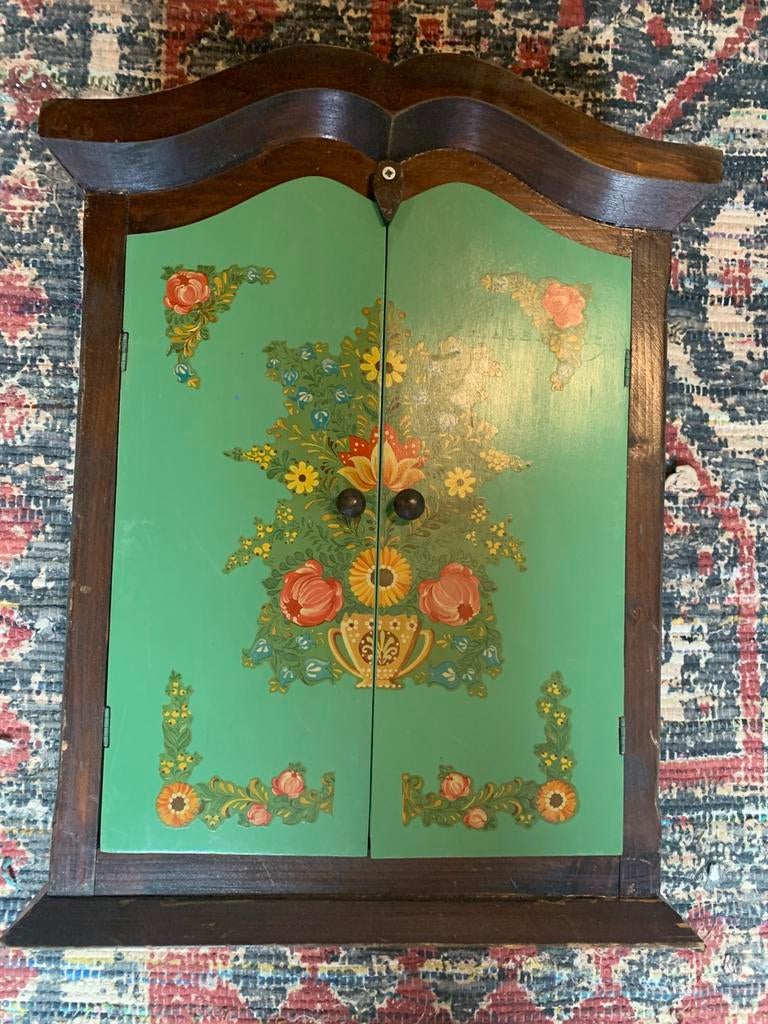 Brocante poppenkastje, handbeschilderd. Oostenrijkse stijl, Ophalen