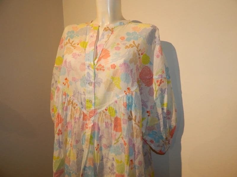 Fabienne Chapot mooie frisse zomer jurk bloemen kleur 40, Maat 38/40 (M), Zo goed als nieuw, Meerkleurig, Verzenden