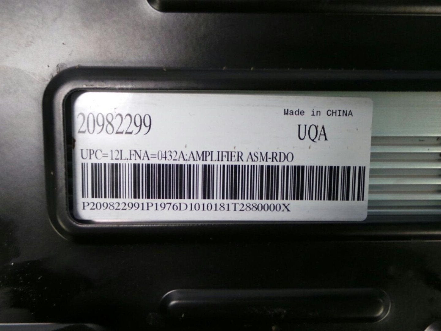 OPEL INSIGNIA VERSTERKER UNIT AUDIO 2011, Ophalen of Verzenden, Gebruikt, Stiba lid