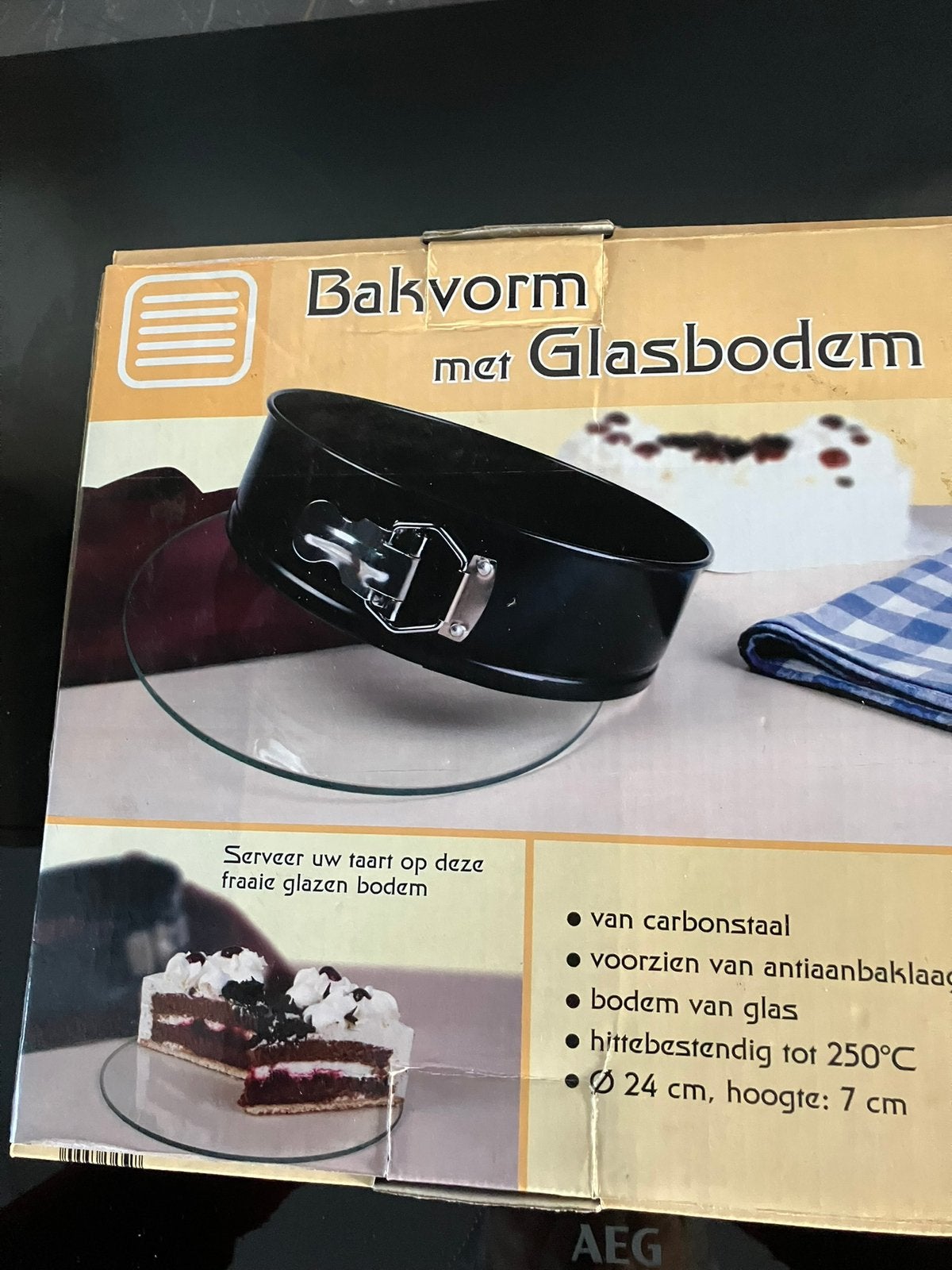 Nieuwe bakvorm, Ophalen, Zo goed als nieuw