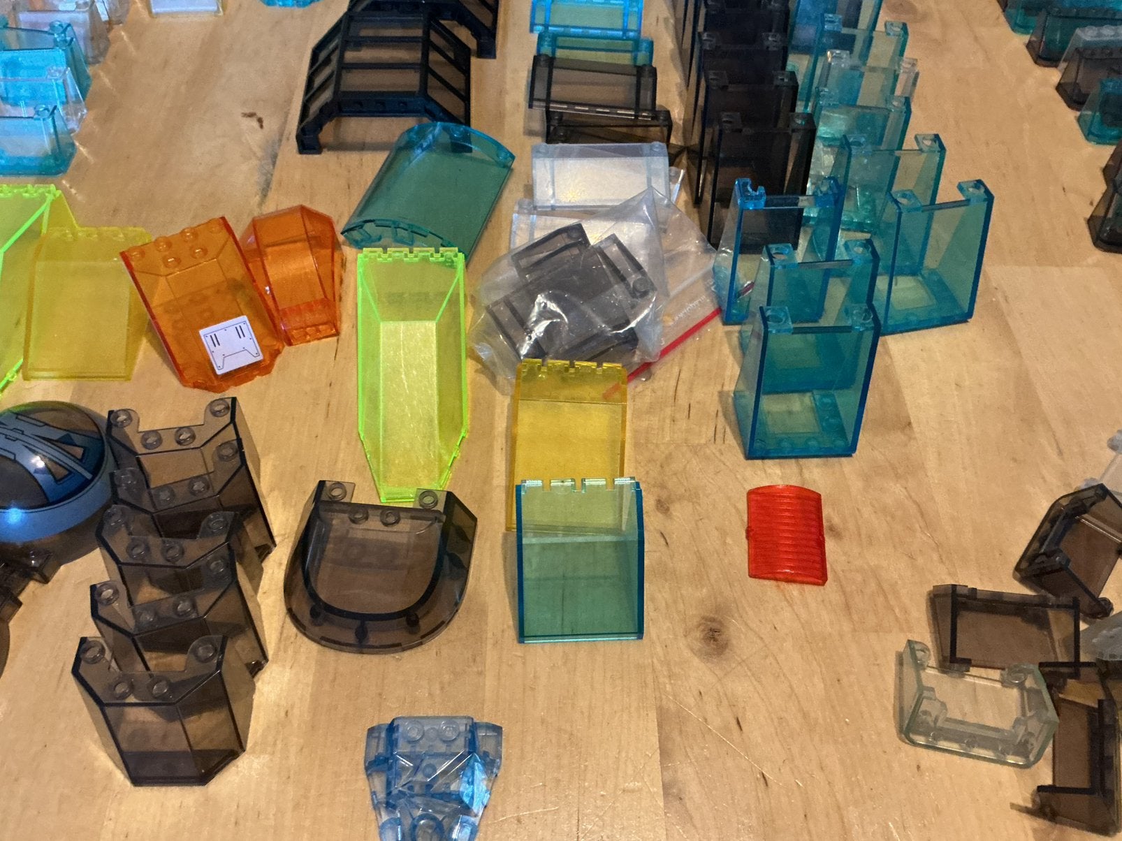 Lego koepels, dakruiten en ruimtevaartuig ramen allerlei, Ophalen of Verzenden, Gebruikt, Losse stenen, Lego