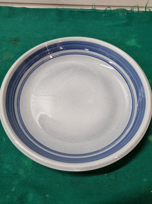 schaal boch groot blauw grijs aardewerk, Ophalen of Verzenden