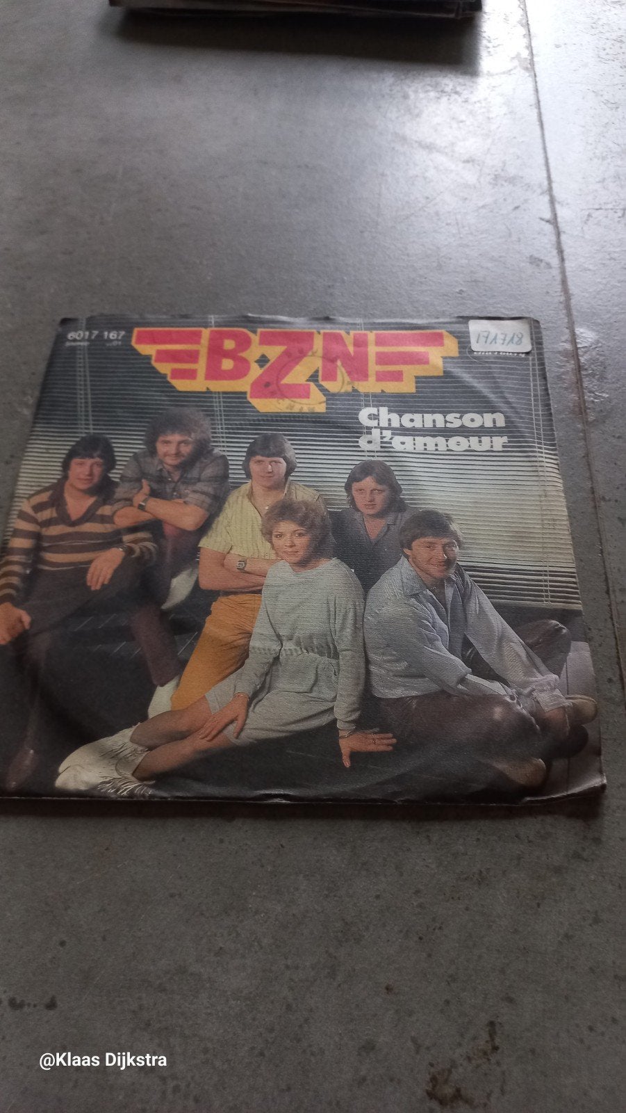 BZN - Chanson d'Amour -, Ophalen of Verzenden, Gebruikt, 7 inch, Nederlandstalig