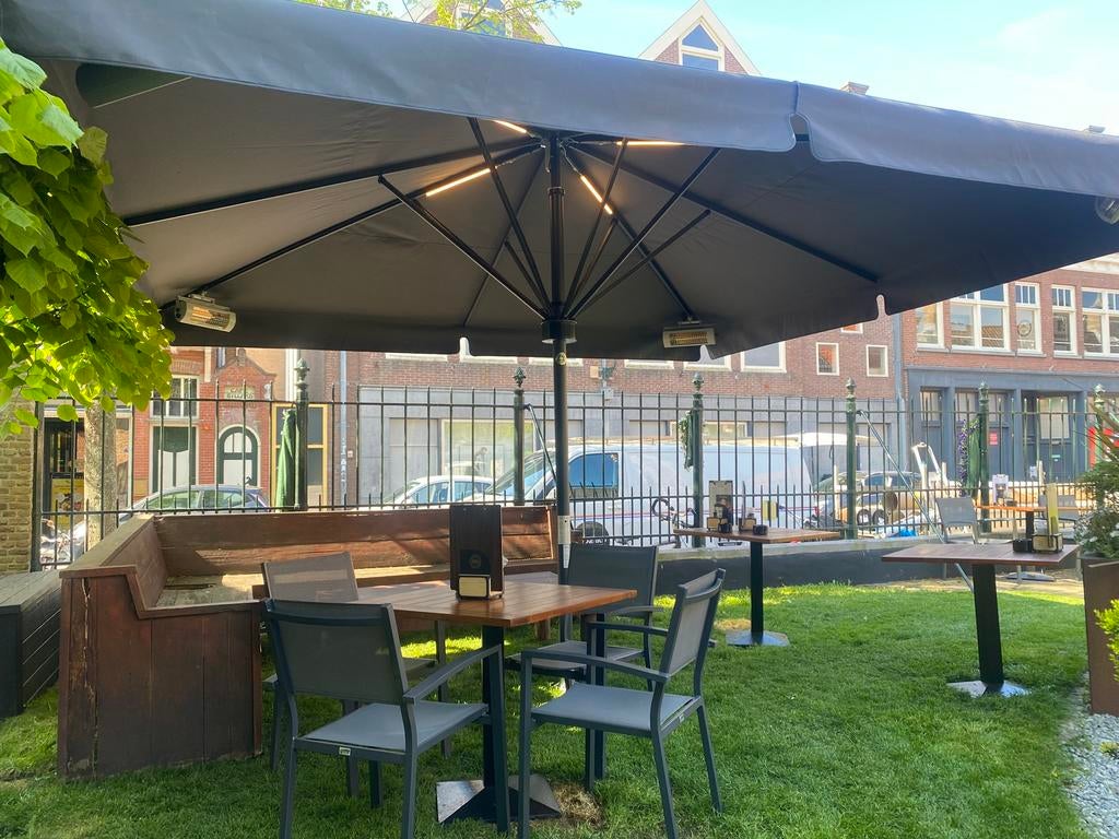 Parasol inruil aktie, Tuin en Terras, Parasols, Ophalen of Verzenden, Zo goed als nieuw, Waterdicht
