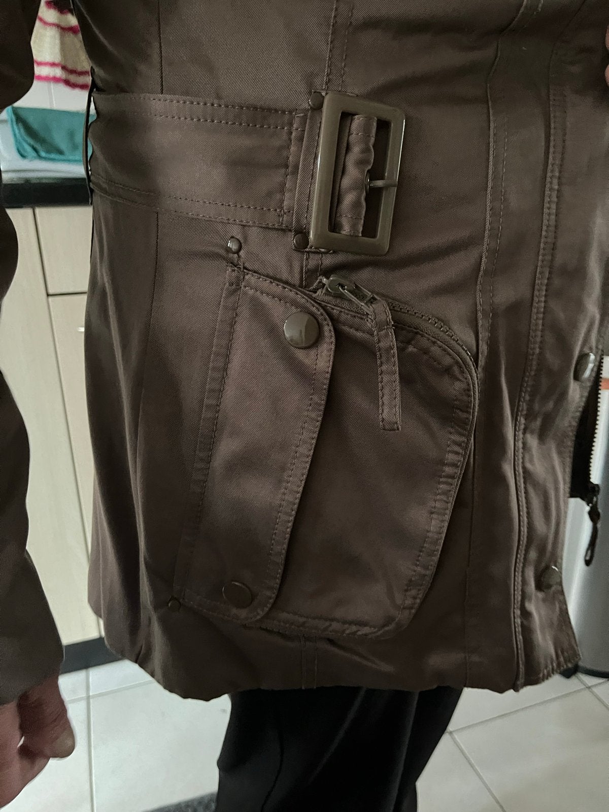 Vero Moda Ontario Jacket - Maat M taupe, Ophalen of Verzenden, Gedragen, Maat 38/40 (M), Bruin