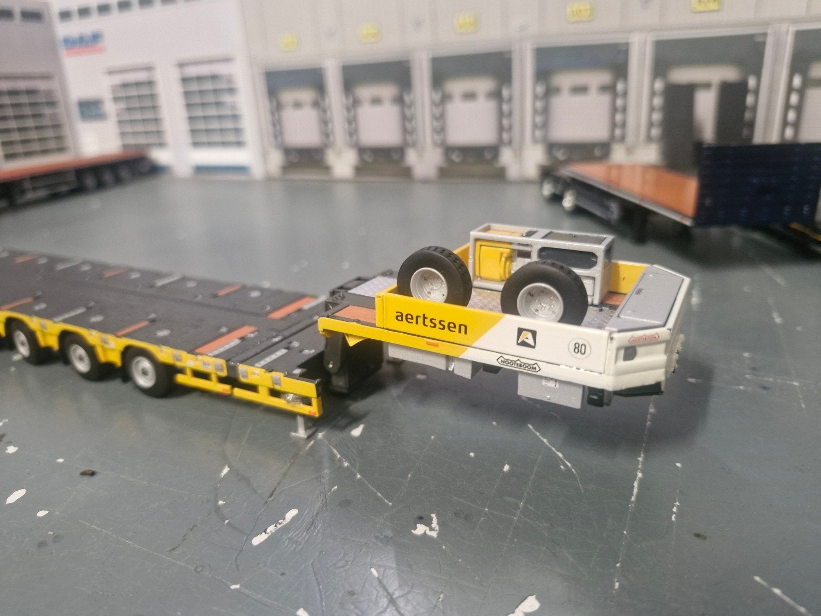 Zwaartansport dieplader wsi nooteboom aertssen, Ophalen of Verzenden, Zo goed als nieuw, Bus of Vrachtwagen, Wsi