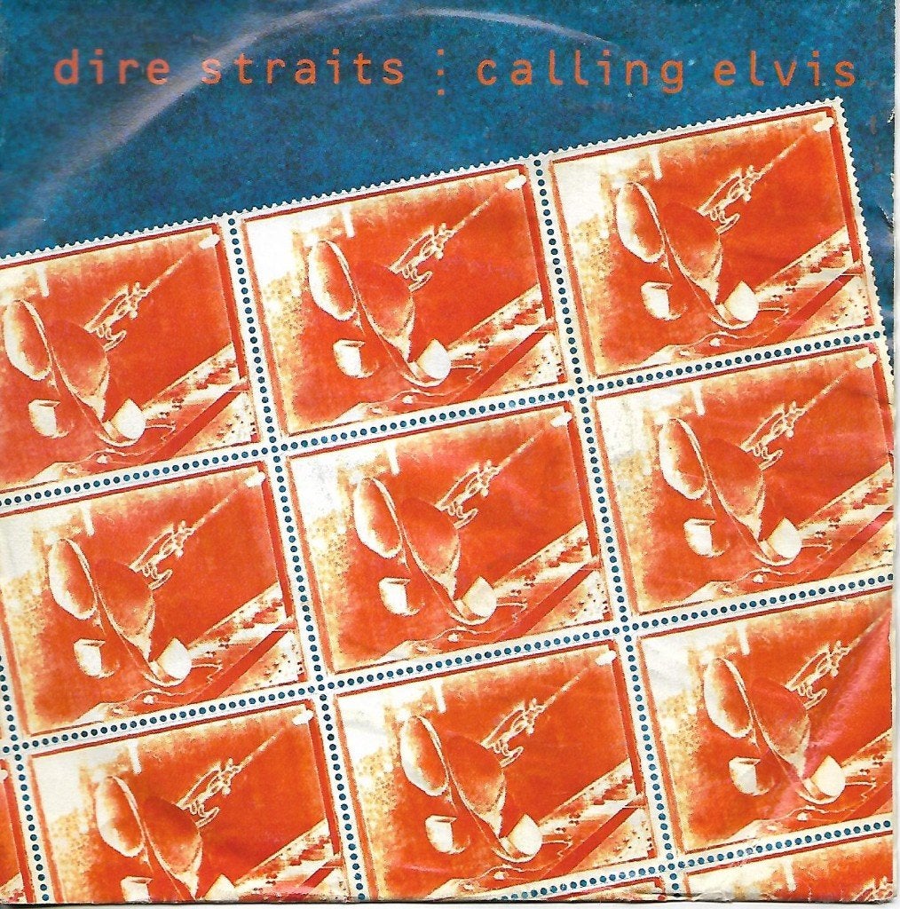 Dire Straits - Calling Elvis, Gebruikt, 7 inch, Single, Pop