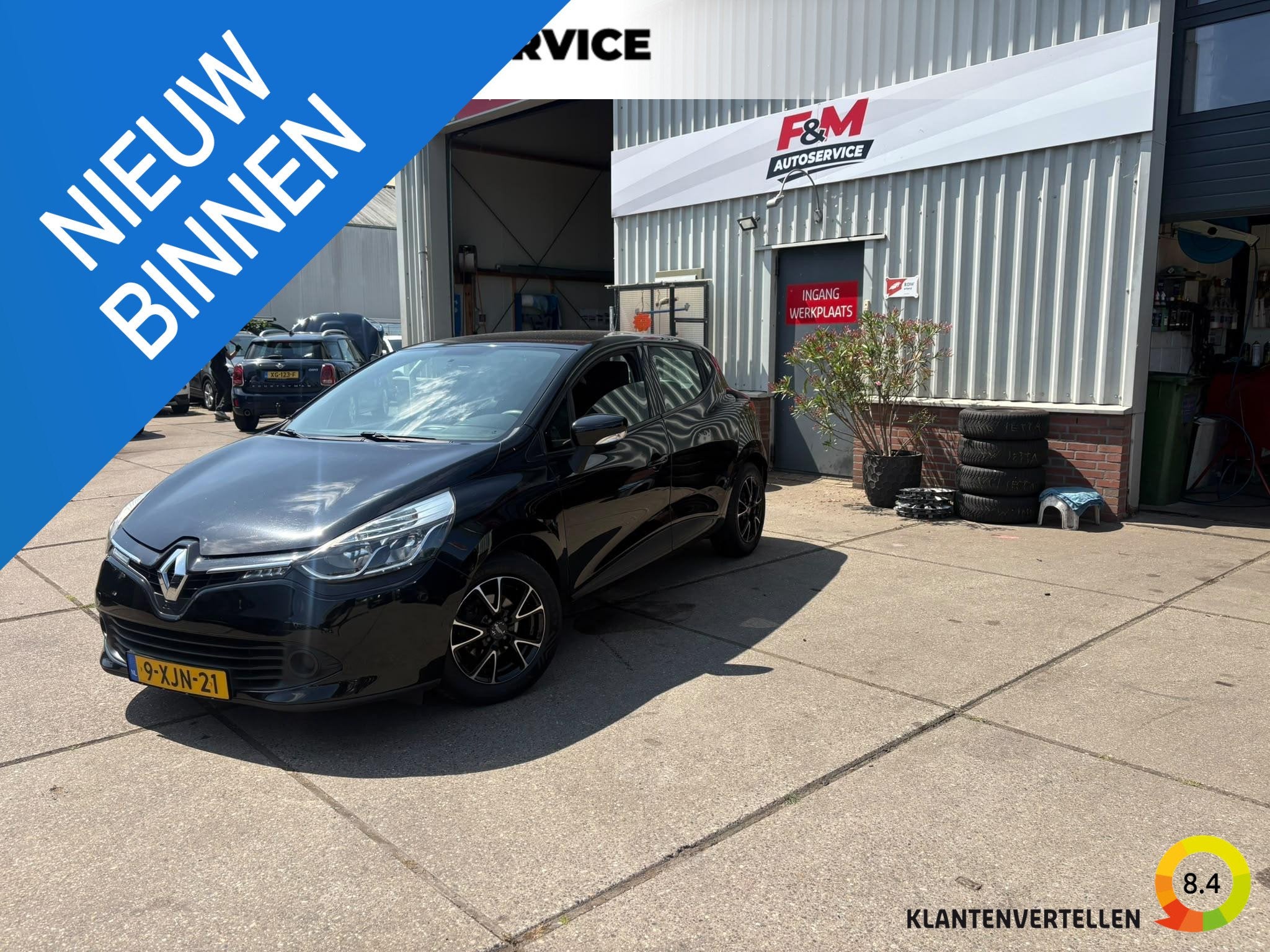 Renault Clio 0.9 TCe Expression Airco, cruise, radio, pdc ac, Voorwielaandrijving, Stof, 540 kg, Zwart
