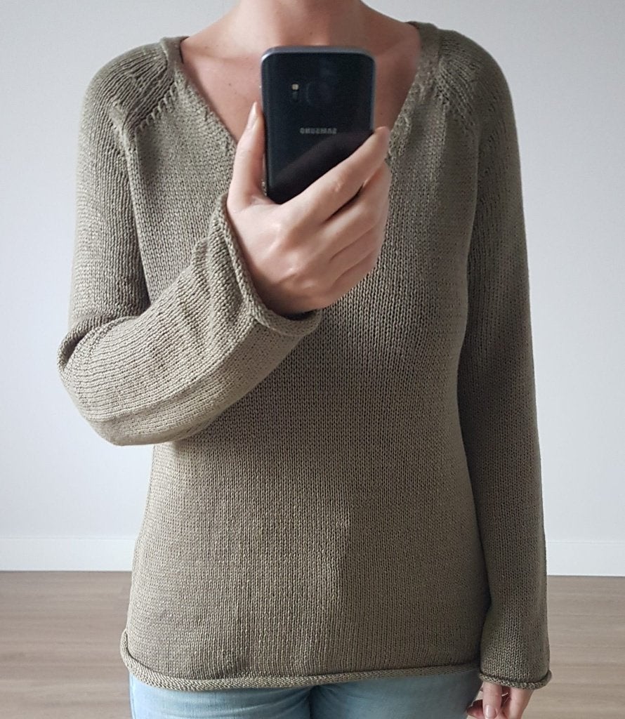 Trui Groen M H&M Dames Nieuw V Hals, Maat 38/40 (M), H&M, Verzenden, Nieuw