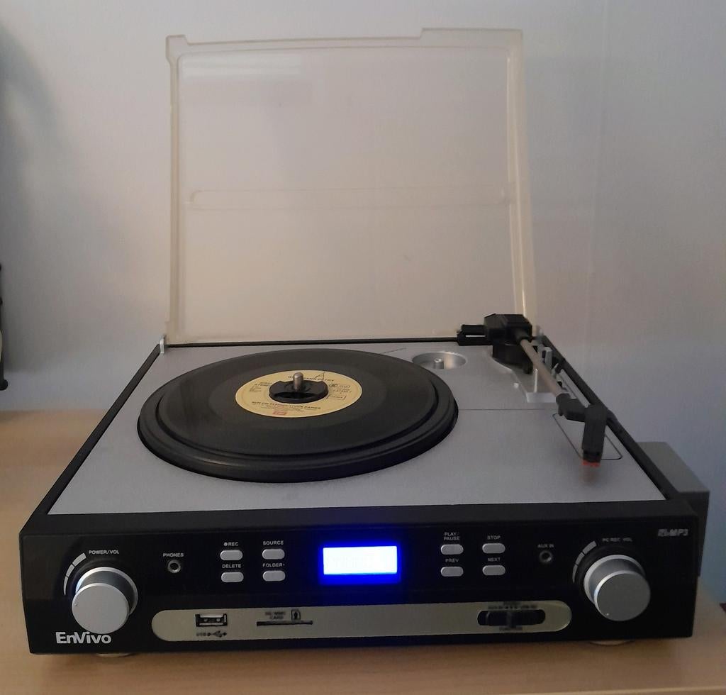 Leuke EnVivo Platenspeler met USB aansluiting, Audio, Tv en Foto, Platenspelers, Overige merken, Ophalen of Verzenden, Zo goed als nieuw