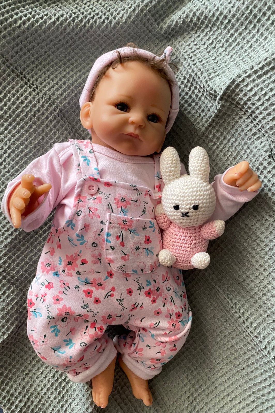 Schitterend Reborn baby meisje, Verzamelen, Ophalen of Verzenden, Zo goed als nieuw, Babypop
