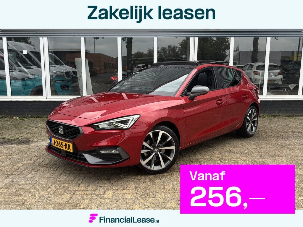 SEAT Leon 1.5 eTSI FR Launch Edition | Pano | Stuur Verwarmi, Stof, 4 cilinders, 150 pk, Automatische klimaatregeling