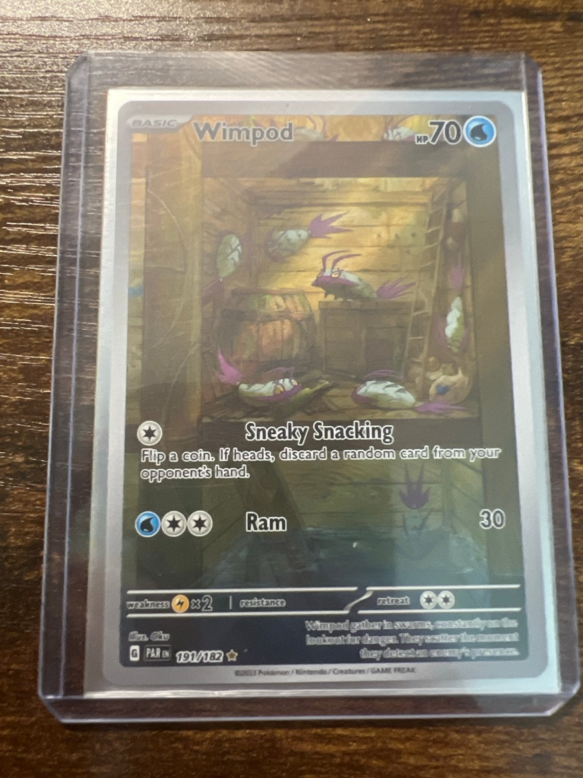Wimpod 191/182 - Scarlet & Violet, Ophalen of Verzenden, Zo goed als nieuw, Losse kaart