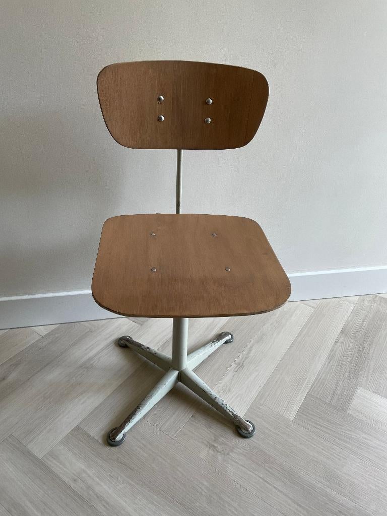 bureaustoel, Ophalen, Gebruikt, Grijs, Bureaustoel
