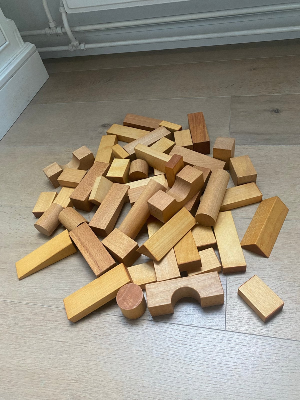 Nieuwe houten bouwblokken - 50 XL stuks, Ophalen of Verzenden, Nieuw, Overige merken