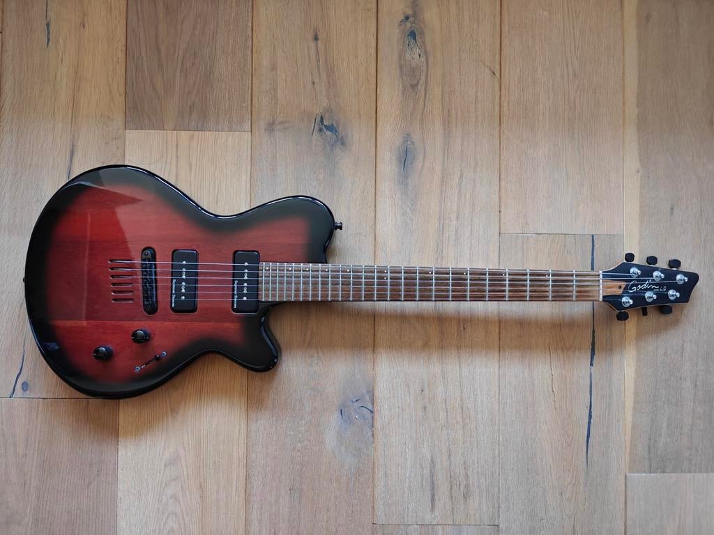 Godin LG P90 gitaar, Muziek en Instrumenten, Ophalen, Zo goed als nieuw, Elektrisch, 6-snarig